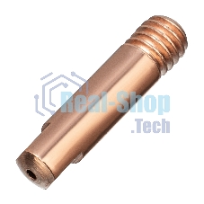 Токосъемный наконечник под проволоку Denzel 1,2 мм, М5х24, E-CU, 20 шт для MIG горелки тип 15