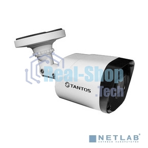 Камера IP 2-мегапиксельная уличная цилиндрическая Tantos TSi-Peco25FP с ИК подсветкой