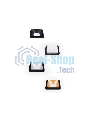 Корпус светильника C7901 SWH белый песок 90*90*H32mm MR16 GU5.3
