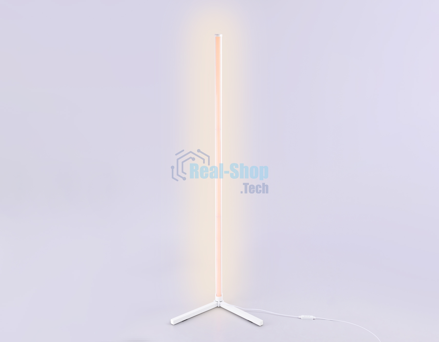 Светильник Ambrella light FL8020 WH белый LED 15W RGB D32*1250 (ПДУ РАДИО 2.4G)
