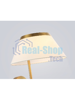 Настенный светильник Ambrella light LH72475 BS/WH латунь/белый Е14 max 40W 300*260*400