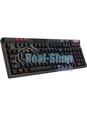 Клавиатура MSI STRIKE Pro W Silent механическая серый/черный USB Multimedia for gamer LED (подставка для запястий) (S11-43RU210-CLA)