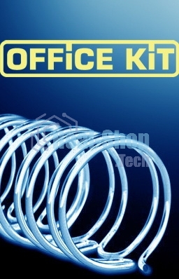 Пружины для переплета металлические Office Kit d=14.3 мм 100-120 лист A4 черный (100 шт) OKPM916B