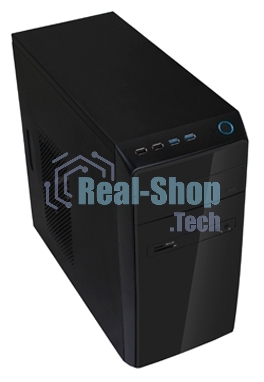 Компьютерный корпус InWin POWERMAN ES726BK USB 3.0 (Mini Tower, mATX, 450W PM-450ATX, USBx2, USB 3.0x2 + Audio, черный)