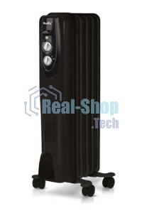 Обогреватель масляный Ballu Classic Black BOH/CL-07BRN (7 секций) (7 секций), черный, 1500 Вт, 20 м2, термостат