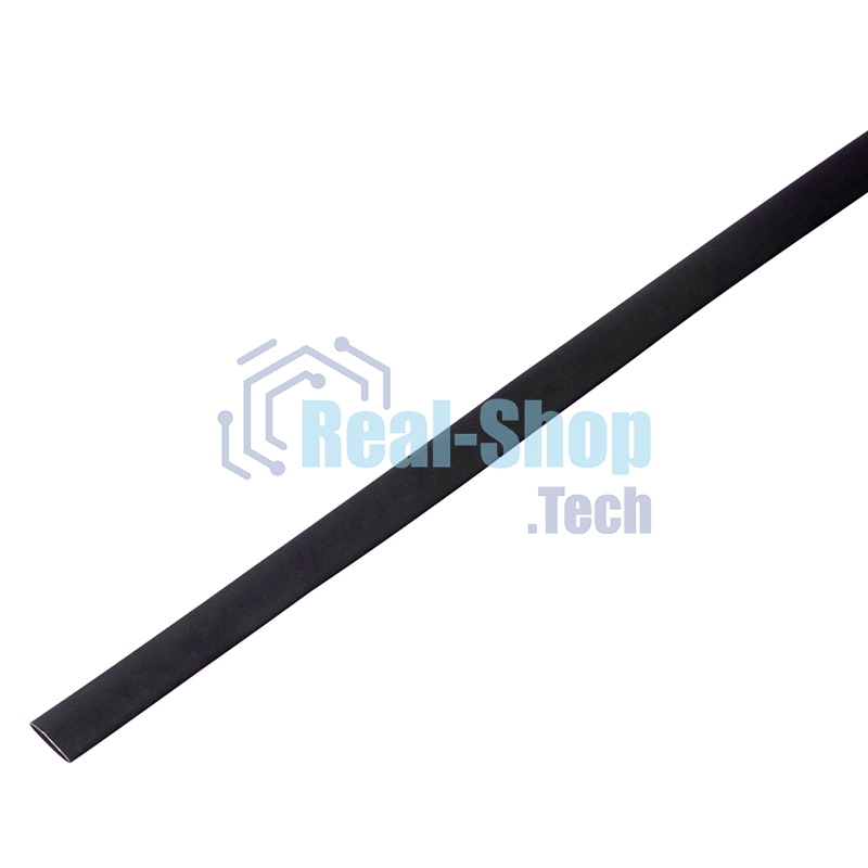 Термоусадочная трубка 30/15 мм, черная, упаковка 10 шт. по 1 м PROconnect