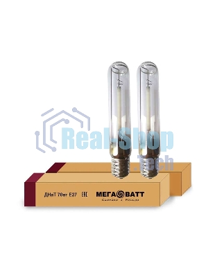 Лампа газоразрядная натриевая ДНаТ 70 E27 (25) МЕГАВАТТ 02911