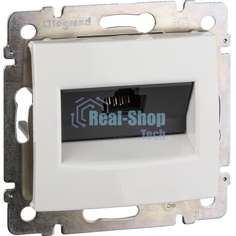 Компьютерная розетка Legrand Valena 774230, белая RJ45 5 кат UTP