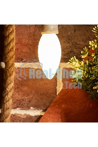 Лампа светодиодная филаментная Rexant Свеча CN35 9.5 Вт 915 Лм 4000K E14 матовая колба