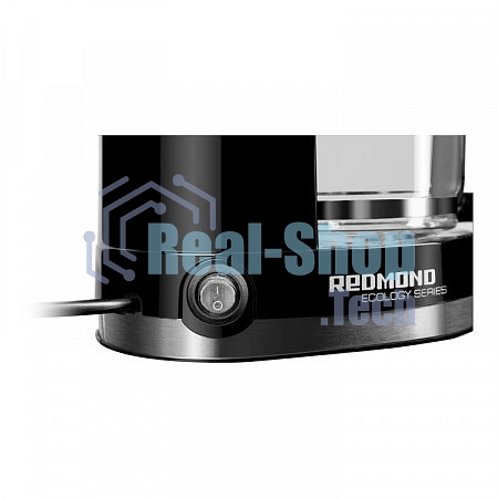 Кофеварка капельная Redmond RCM-M1507 черный/серебристый, исп. кофе - молотый, 0.6 л, 600 Вт