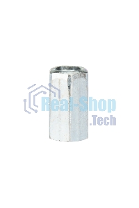 Гайка для шпильки Kranz удлиненная М6, 1.0х10х18, короб (20 шт./уп.)