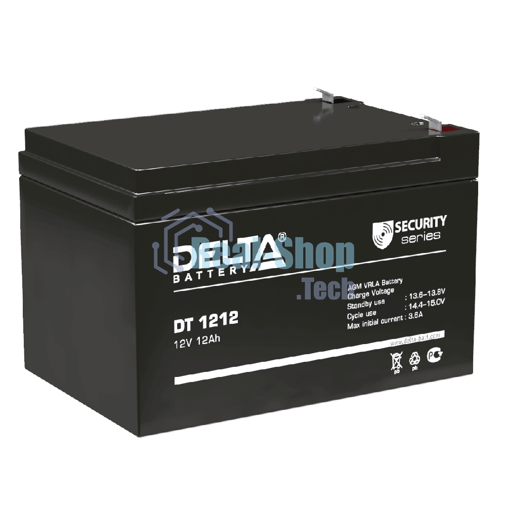 Батарея для ИБП Delta DT 1212 (12V, 12Ah)