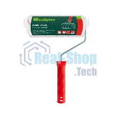 Валик Сибртех Эмали, 180 мм, ворс 12 мм, D 48 мм, D ручки 6 мм, полиамид, полиакрил