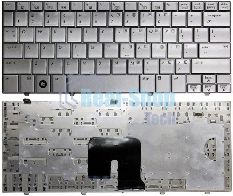 Клавиатура для ноутбука HP Mini 2133 2140 серебристая