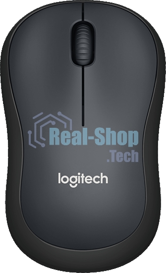 Мышь беспроводная Logitech M220 SILENT черный/серый, 1000 dpi, радиоканал, USB, кнопки - 3