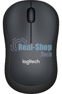 Мышь беспроводная Logitech M220 SILENT черный/серый, 1000 dpi, радиоканал, USB, кнопки - 3