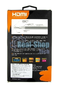 Кабель HDMI 19M/M,ver. 2.1, 8K@60 Hz 2m метал разъемы, нейлоновая оплетка Telecom TCG300-2M