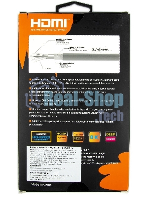 Кабель HDMI 19M/M,ver. 2.1, 8K@60 Hz 2m метал разъемы, нейлоновая оплетка Telecom TCG300-2M