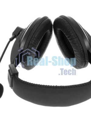 Гарнитура Ritmix RH-540M чёрный, проводная, USB