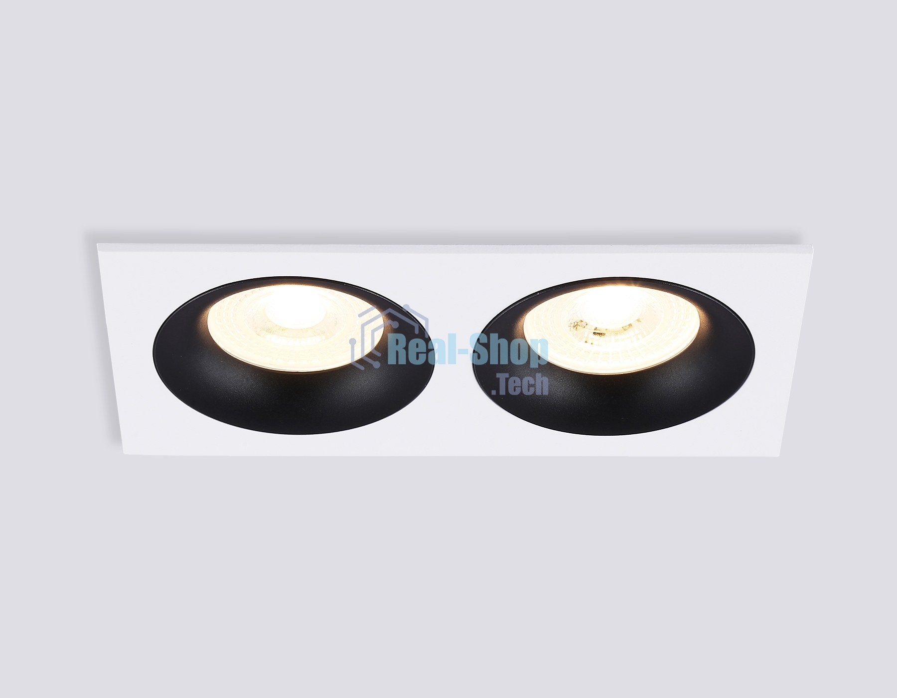 Светильник встраиваемый Ambrella light TN102732/2 WH/BK белый/черный GU5.3 175*92*23