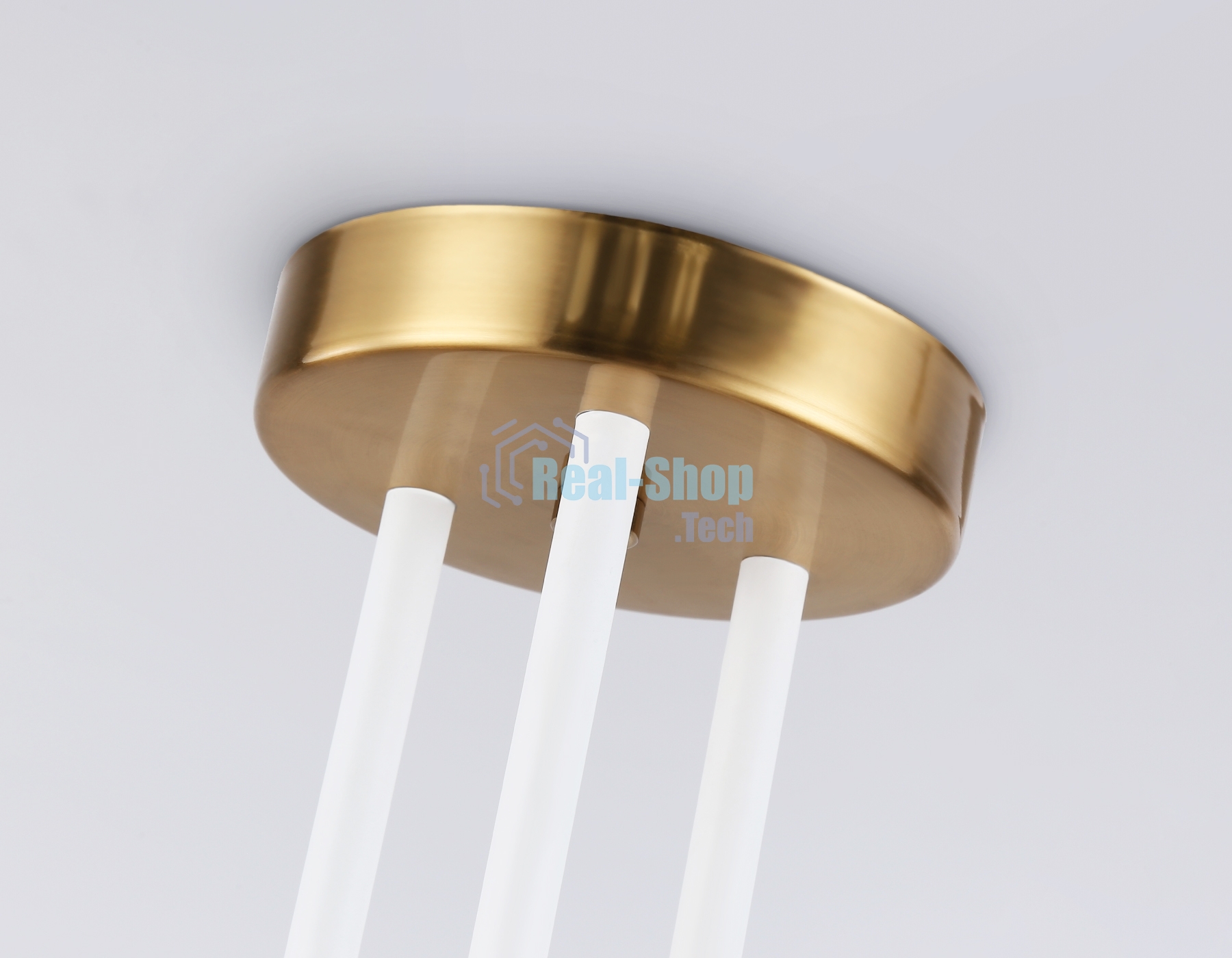 Светитльник Ambrella Light TR2521/6 WH/BS белый/латунь G9/6 max 10W D970*750