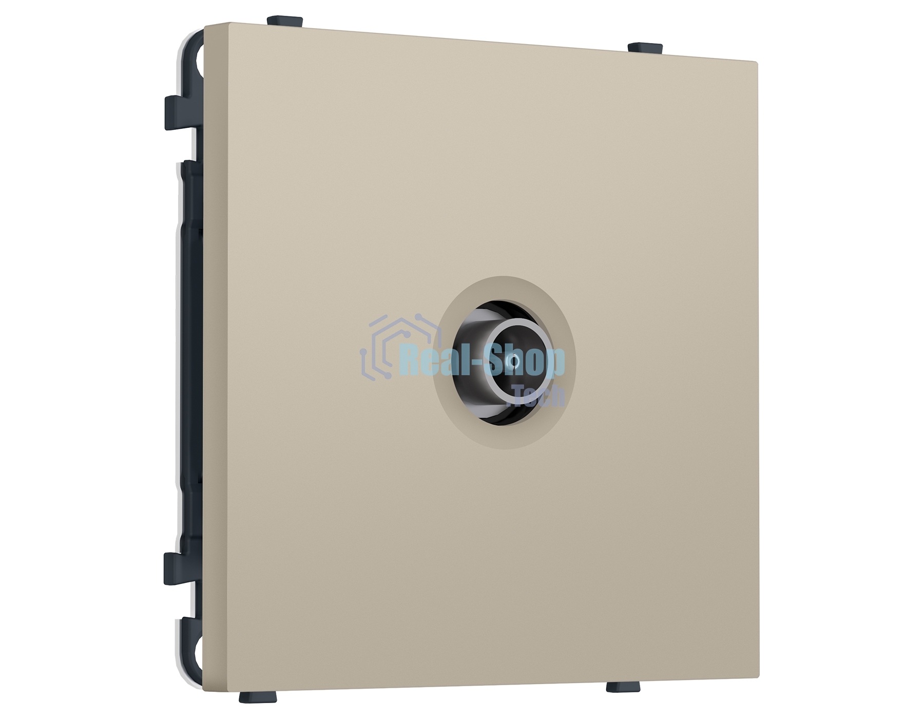 Комплект механизма TV розетки оконечной SIGMA Кашемир 50-870 MHz 1dB QUANT PRO (SP3530, PR202)