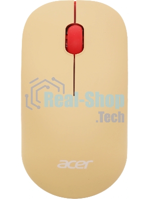 Комплект клавиатура + мышь Acer OCC205 беспроводной USB, 1200 dpi, розовый/бежевый