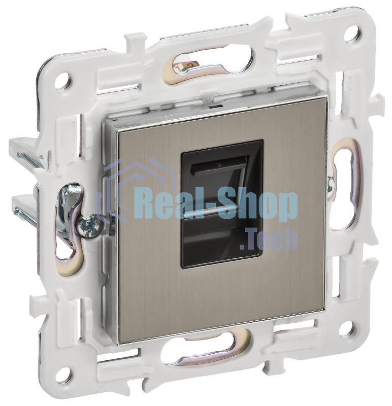 SKANDY Розетка компьютерная RJ45 кат.6 SK-K02N никель | SK-K10-2-K50 | IEK