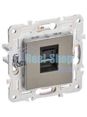 SKANDY Розетка компьютерная RJ45 кат.6 SK-K02N никель | SK-K10-2-K50 | IEK