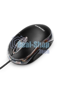 Мышь проводная Гарнизон GM-100 черный, 1000 dpi, USB, кнопки - 3