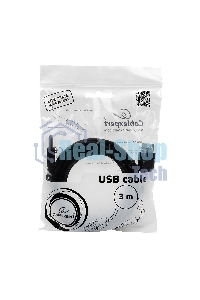 Кабель Gembird PRO CCP-USB2-AMAF-10 USB 2.0 кабель удлинительный 3.0м AM/AF позол. контакты, пакет