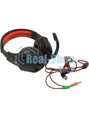 Гарнитура Defender WARHEAD G-370 черный/красный