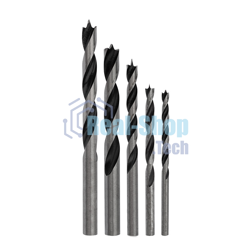 Набор сверл по дереву 4-10 мм, 5 шт. Kranz