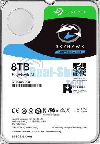 Жесткий диск Seagate ST8000VE001 SATA 8Tb 7200RPM 6Gb/S 256MB
