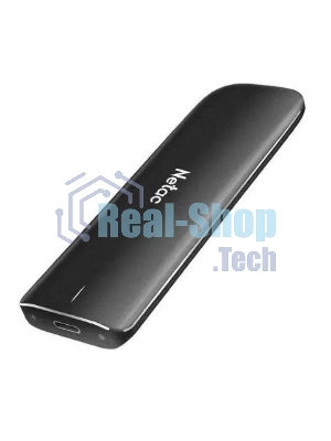 Внешний SSD Netac ZX, 500 Gb, USB 3.2 Gen 2 Type-C, R/W 1050/950, черный