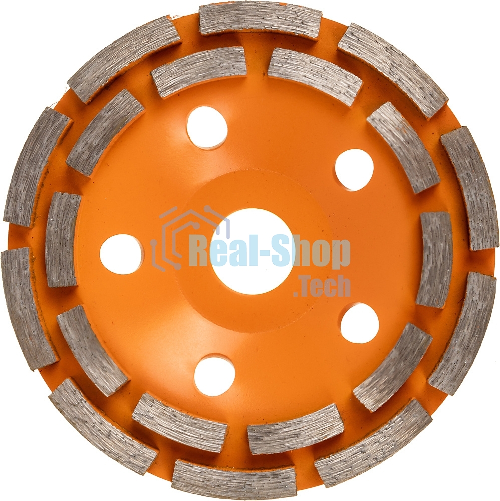 Чашка алмазная зачистная 125мм двухрядная Вихрь 73/10/3/6