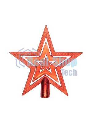 Верхушка на елку Звезда Neon-night 20 см, красный