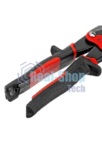 Ножницы по металлу Gross 78331 270 мм прямой и левый проходной резсталь-СrMo двухкомп. рук-ки