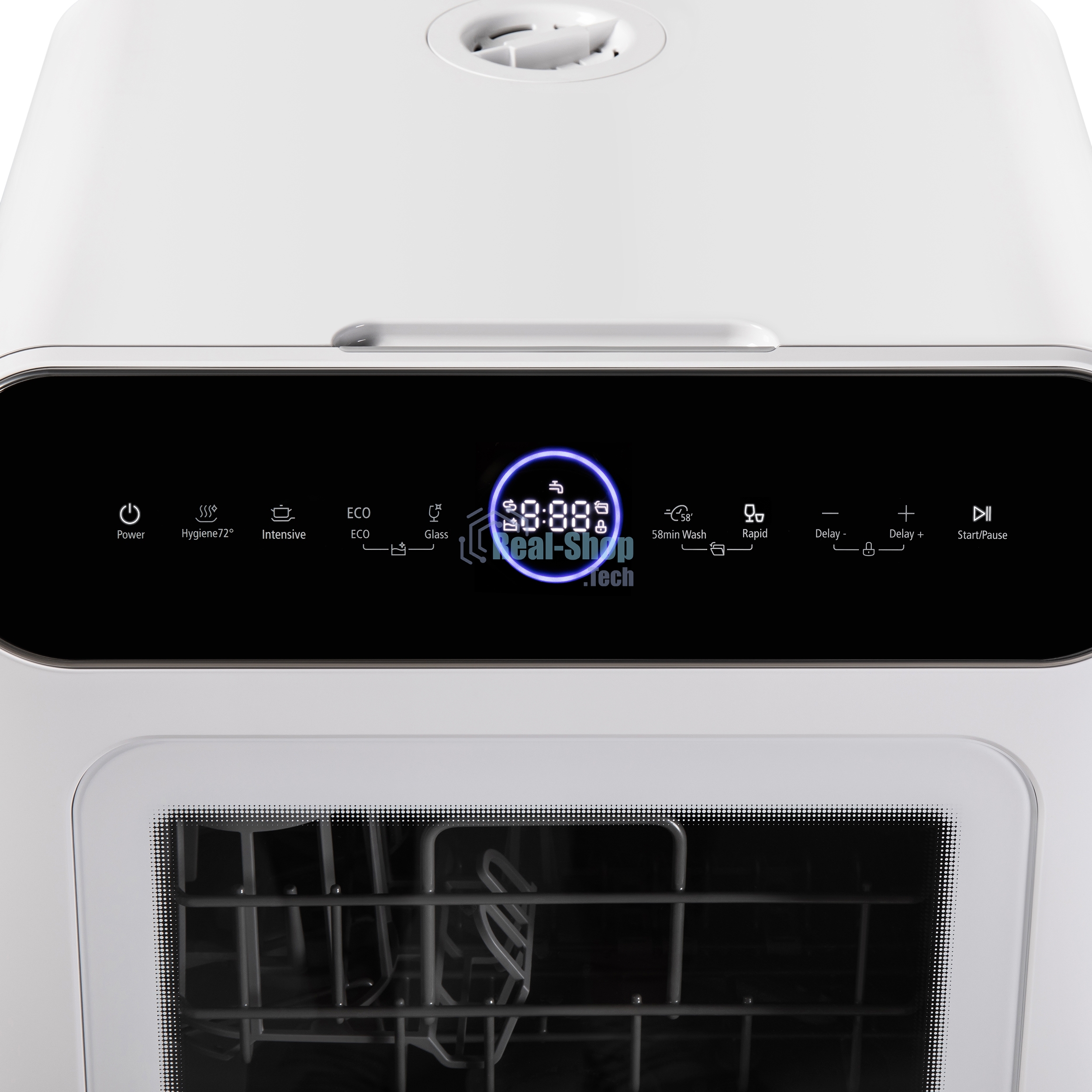 Посудомоечная машина Maunfeld MWF07IM, белый, 42 см, 3 компл., 58 дБ, класс B