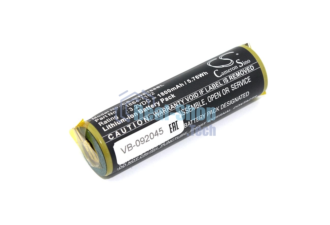 Аккумулятор CameronSino CS-MWE188SL для Moser Ermila 1884 3,2V 1800mAh li-ion