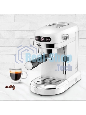 Кофеварка рожковая Ufesa PALERMO WHITE белый, исп. кофе - молотый, 1.5 л, 1350 Вт, 20 бар