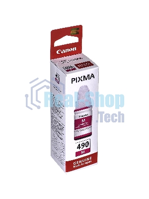 Чернила Canon GI-490M 0665C001 пурпурный для Canon Pixma G1400/2400/3400 (70мл)