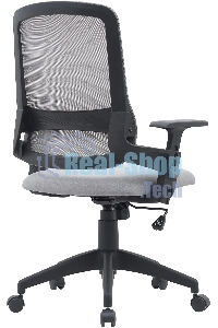 Кресло компьютерное Cactus CS-MC313-BKGY черный/серый, сетка/ткань