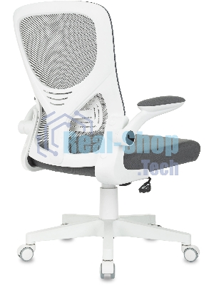Кресло Бюрократ ASTER N-W TW-04 Neo Grey темно-серый, сетка/ткань, 120 кг, механизм качания