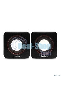 Акустическая система 2.0 ExeGate EX287050RUS Disco 160 (питание USB, 2х3Вт (6Вт RMS), 100-20000Гц, черный)