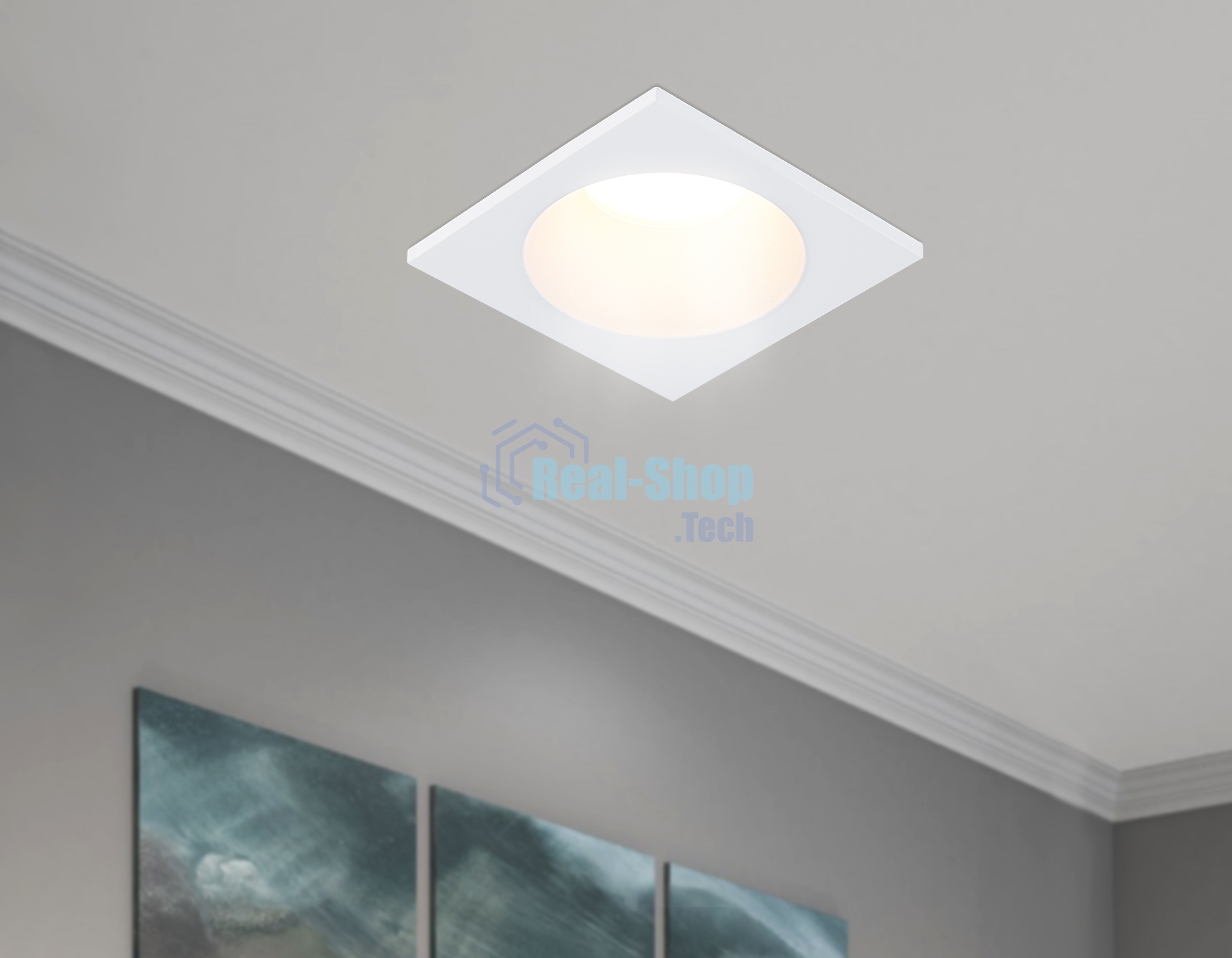 Светильник Ambrella light TN1189 WH белый GU5.3 IP65 87*87*44