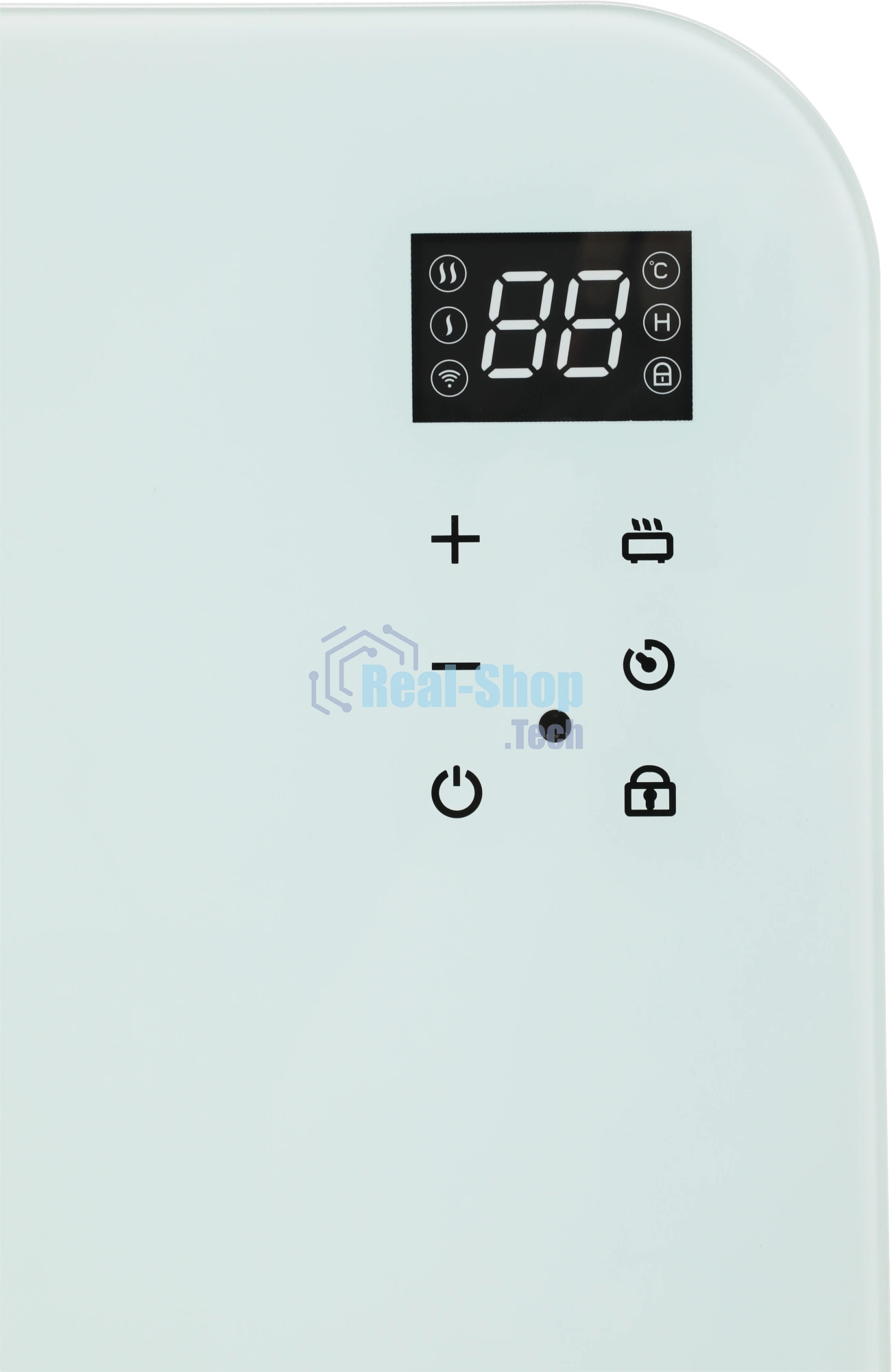 Конвектор электрический Neoclima AURA-2000W белый, 2000 Вт, 25 м2, электронный термостат, Wi-Fi