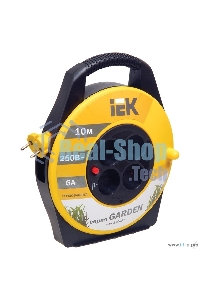 Катушка Iek WKP23-06-04-10 УК10 с т/з 4 места 2Р/10м 2х0,75 мм2 