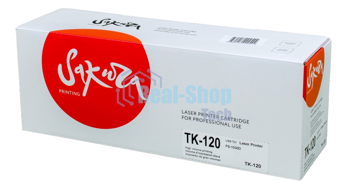 Картридж Sakura TK120/122 для Kyocera Mita FS-1030D, черный, 7200 к.