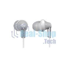 Наушники вкладыши Panasonic RP-HJE118GUS 1.1м серебристый проводные (в ушной раковине)